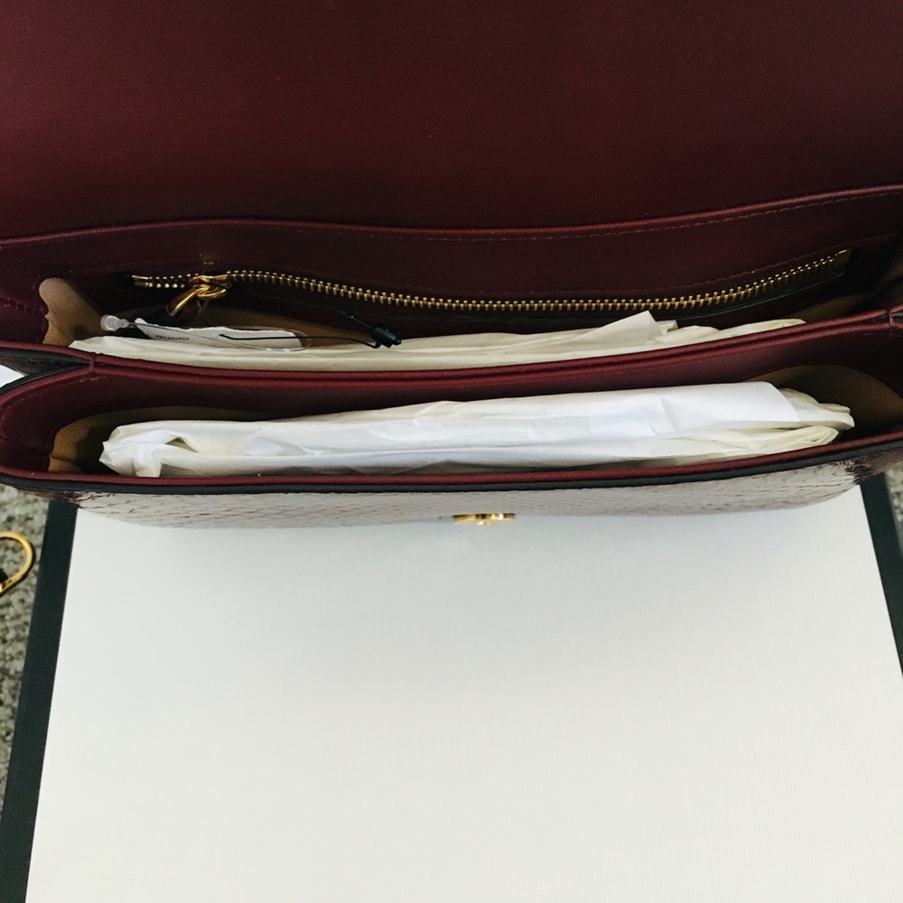 New Authentic Gucci Running Genuine Python Small … - image 9